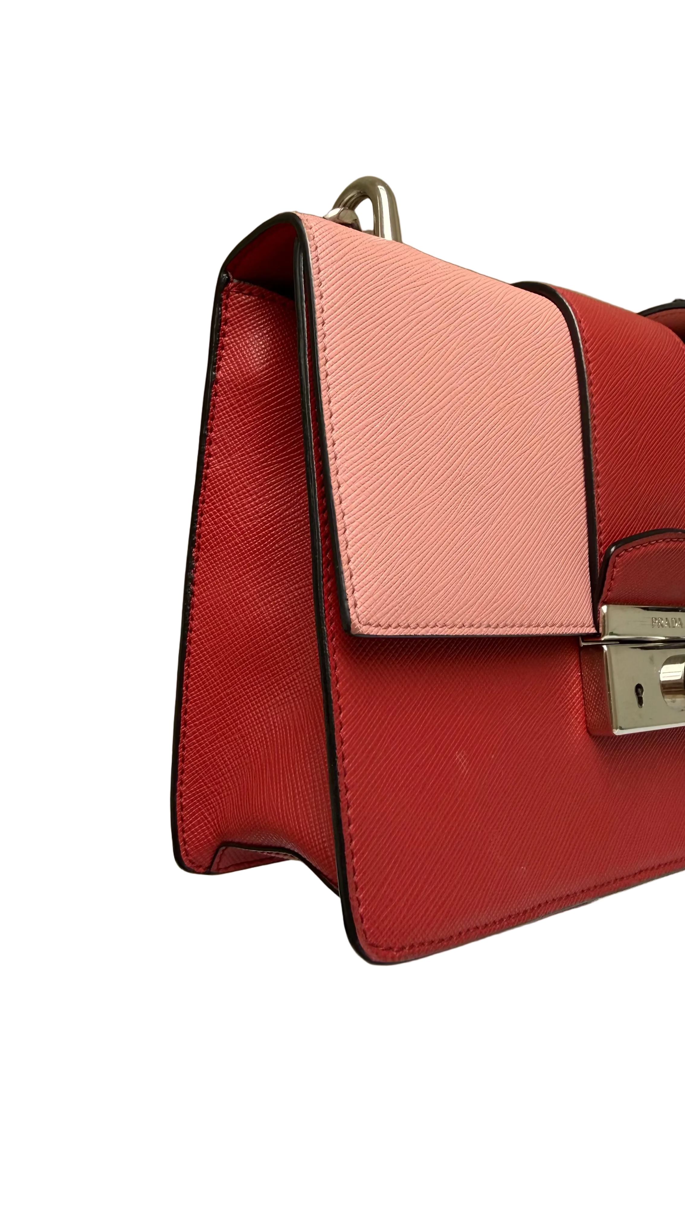 Prada Saffiano Leder Schultertasche