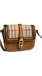 Burberry Haymarket Check Berkeley Mini Crossbody Bag