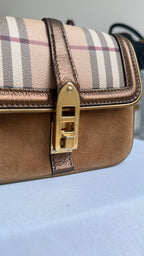 Burberry Haymarket Check Berkeley Mini Crossbody Bag