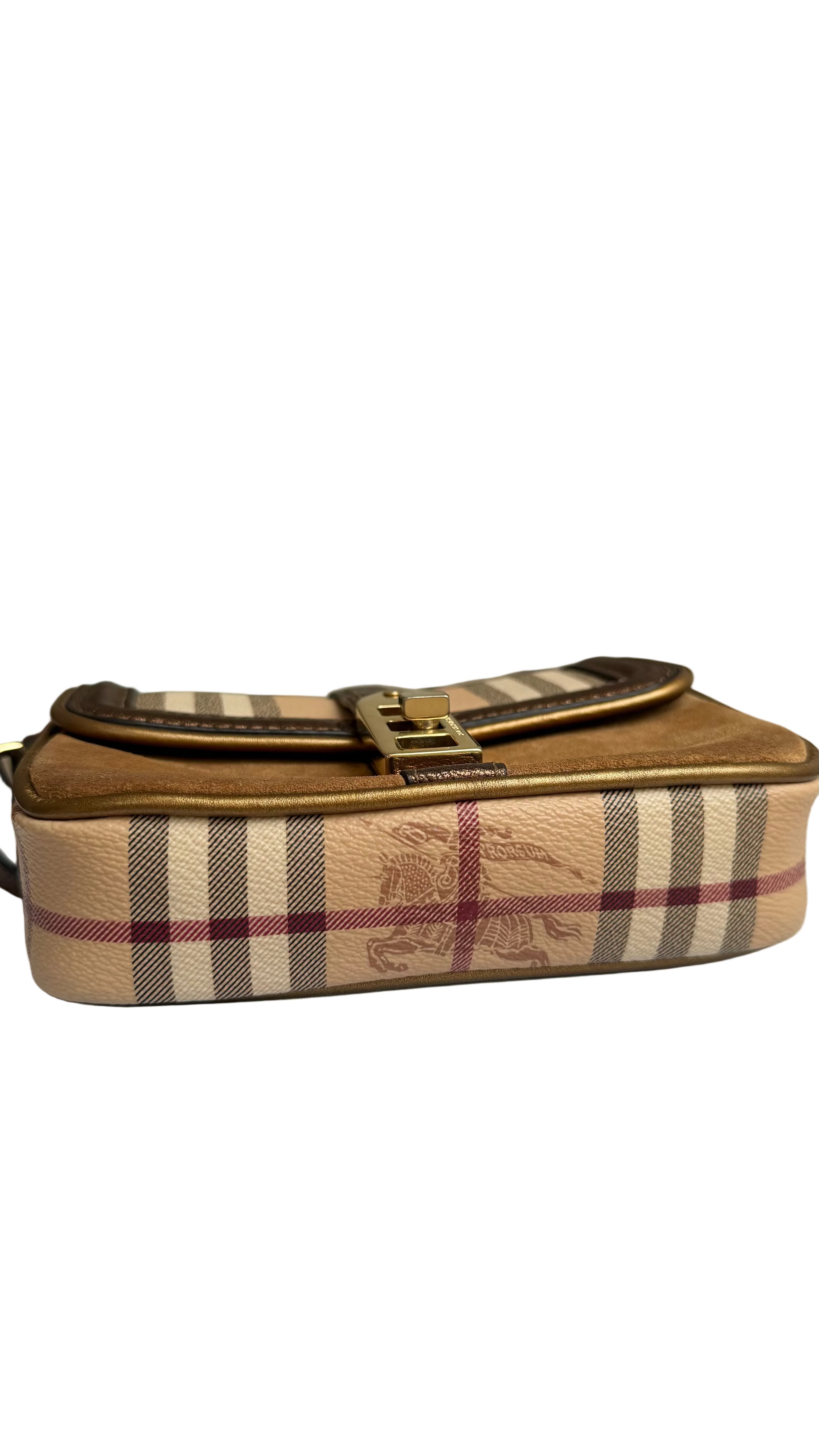 Burberry Haymarket Check Berkeley Mini Crossbody Bag