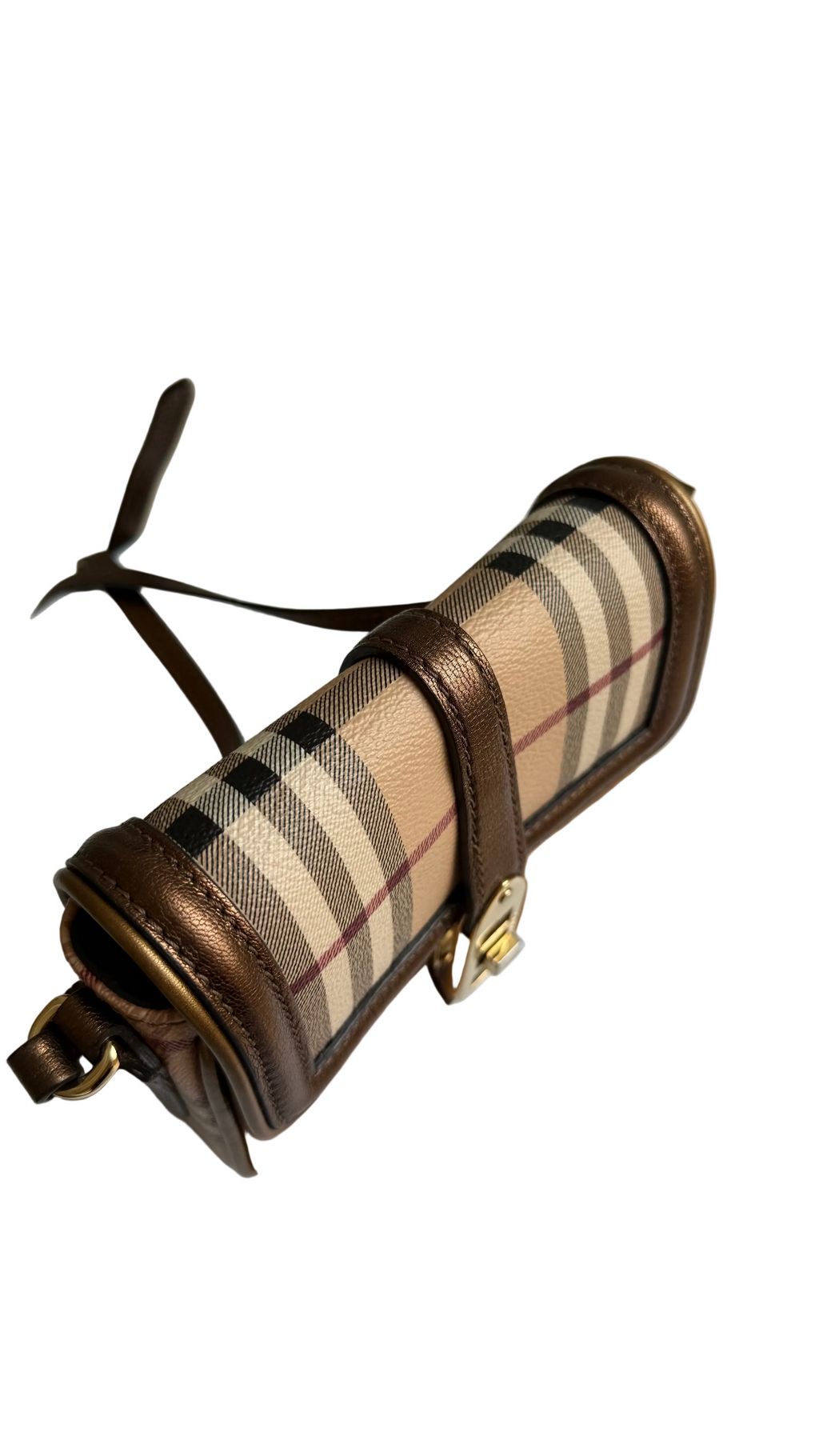 Burberry Haymarket Check Berkeley Mini Crossbody Bag