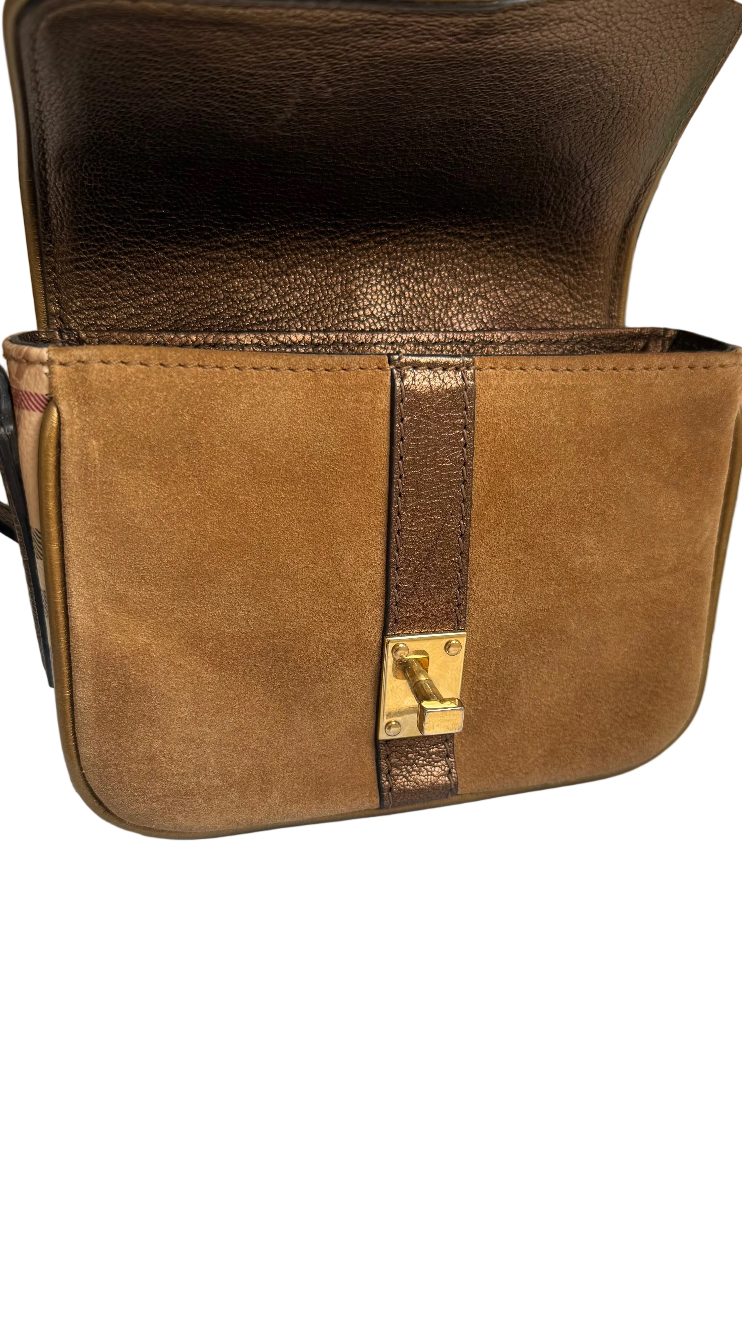 Burberry Haymarket Check Berkeley Mini Crossbody Bag
