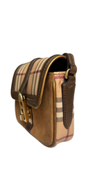 Burberry Haymarket Check Berkeley Mini Crossbody Bag