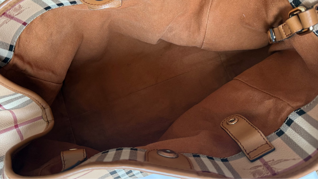 Burberry Haymarket Check Shoulder Bag