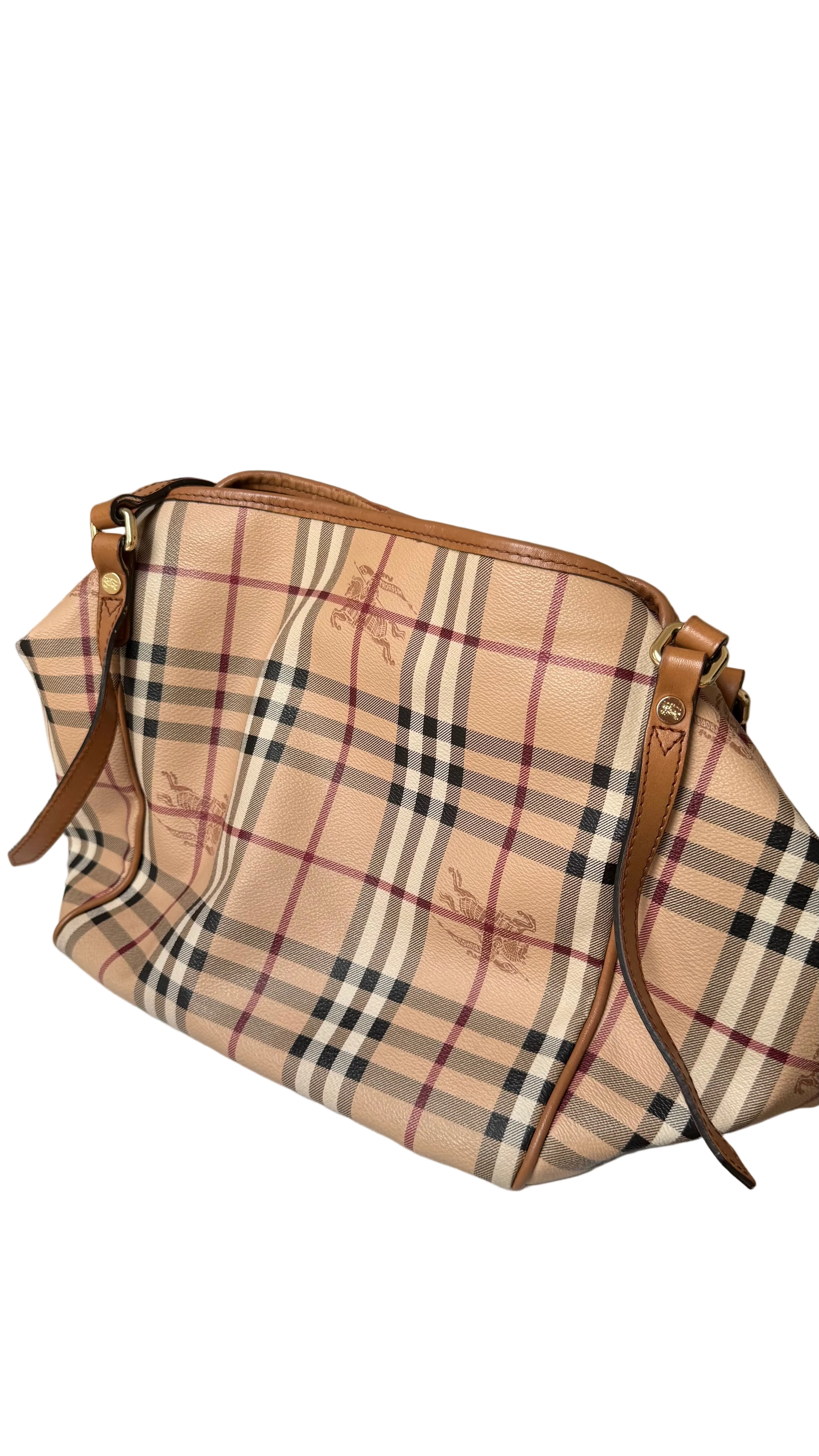 Burberry Haymarket Check Shoulder Bag
